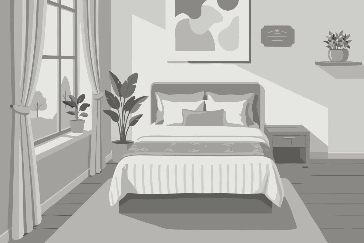 Großes Zweibettzimmer